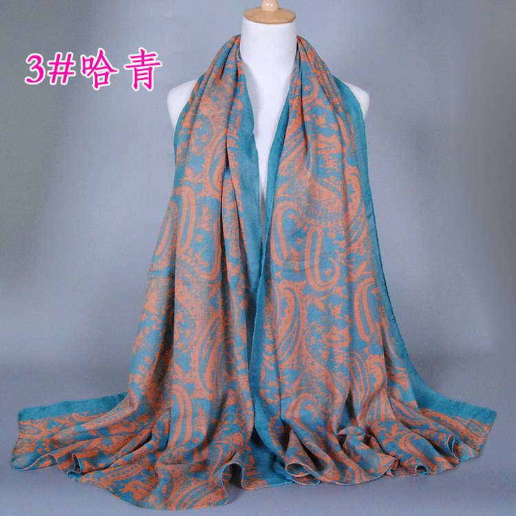Women viscose satin scarves wholesale