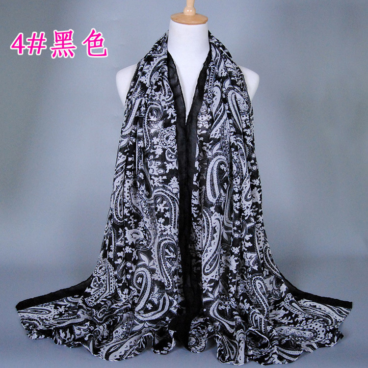 Women viscose satin scarves wholesale