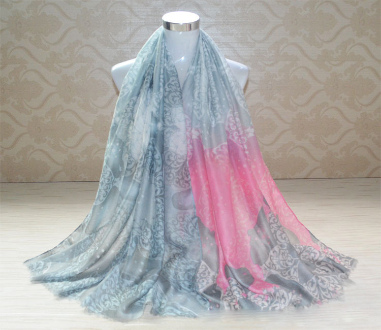 Satin silk scarf wholesale