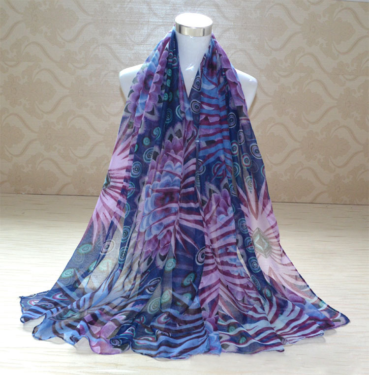 Women silk viscose scarves wholesale