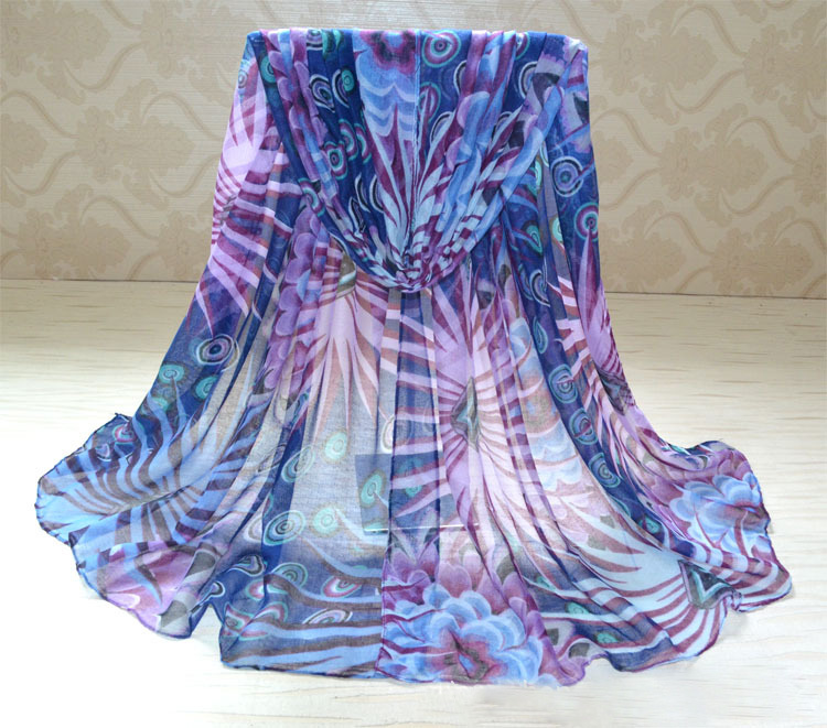 Women silk viscose scarves wholesale