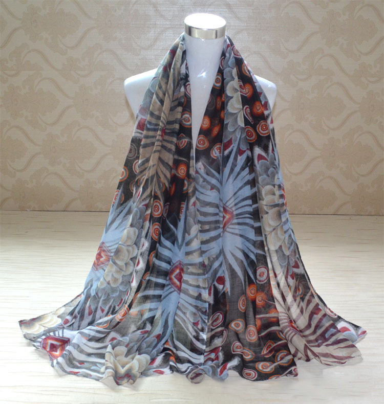 Women silk viscose scarves wholesale