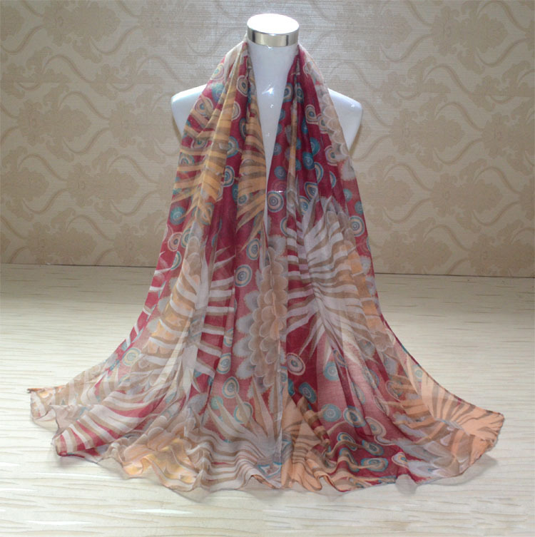 Women silk viscose scarves wholesale