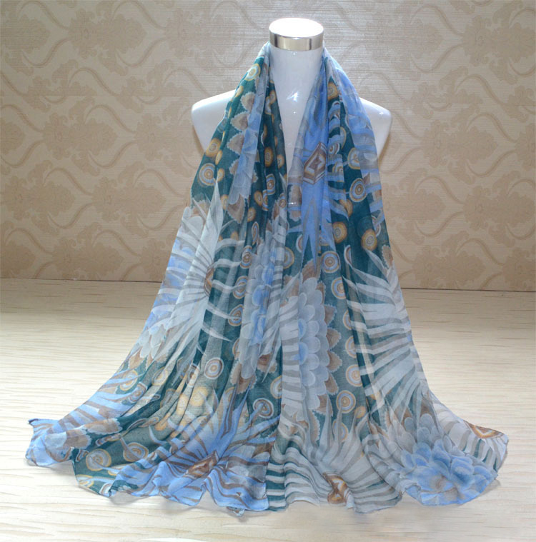 Women silk viscose scarves wholesale