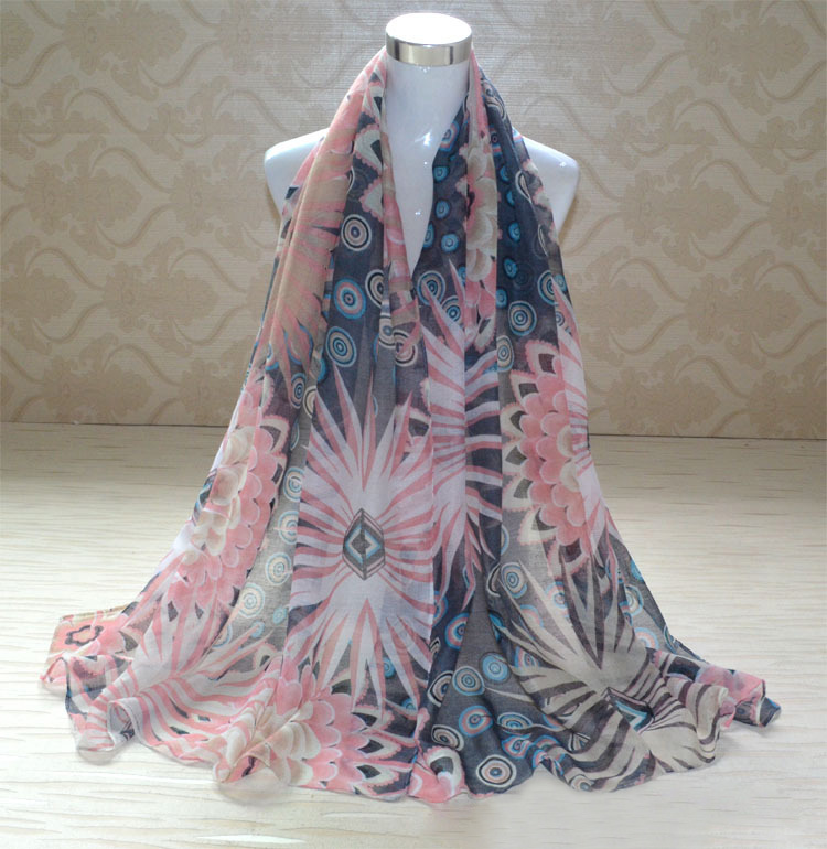 Women silk viscose scarves wholesale