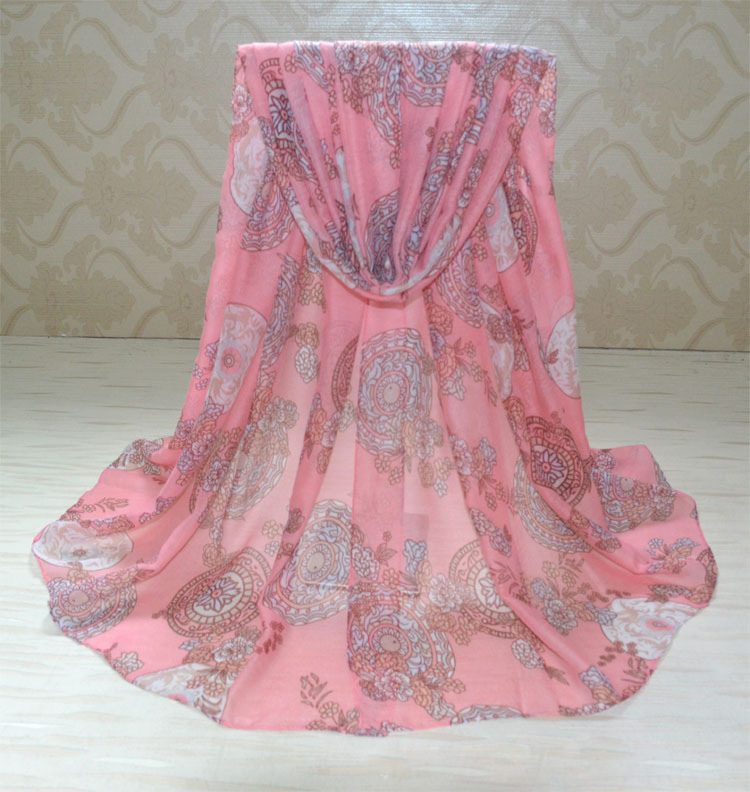Wholesale viscose flower fashion scarf