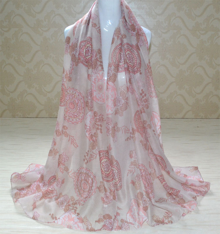 Wholesale viscose flower fashion scarf