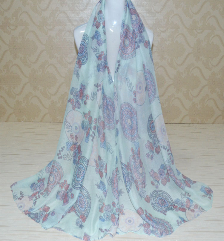 Wholesale viscose flower fashion scarf
