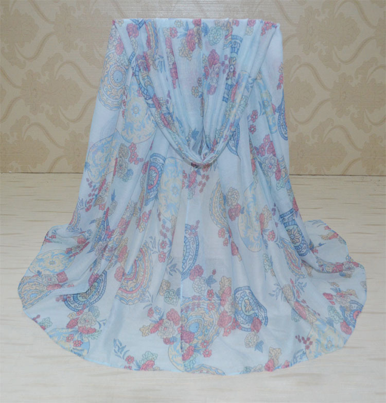 Wholesale viscose flower fashion scarf