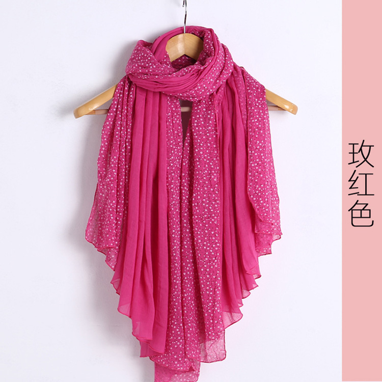 Long women cotton scarf wholesale