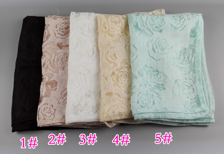 Polyester scarves for women