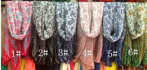 Cotton voile scarf shawl wholesale