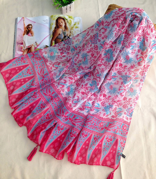Cotton voile scarf shawl wholesale