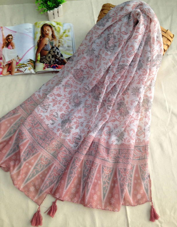 Cotton voile scarf shawl wholesale