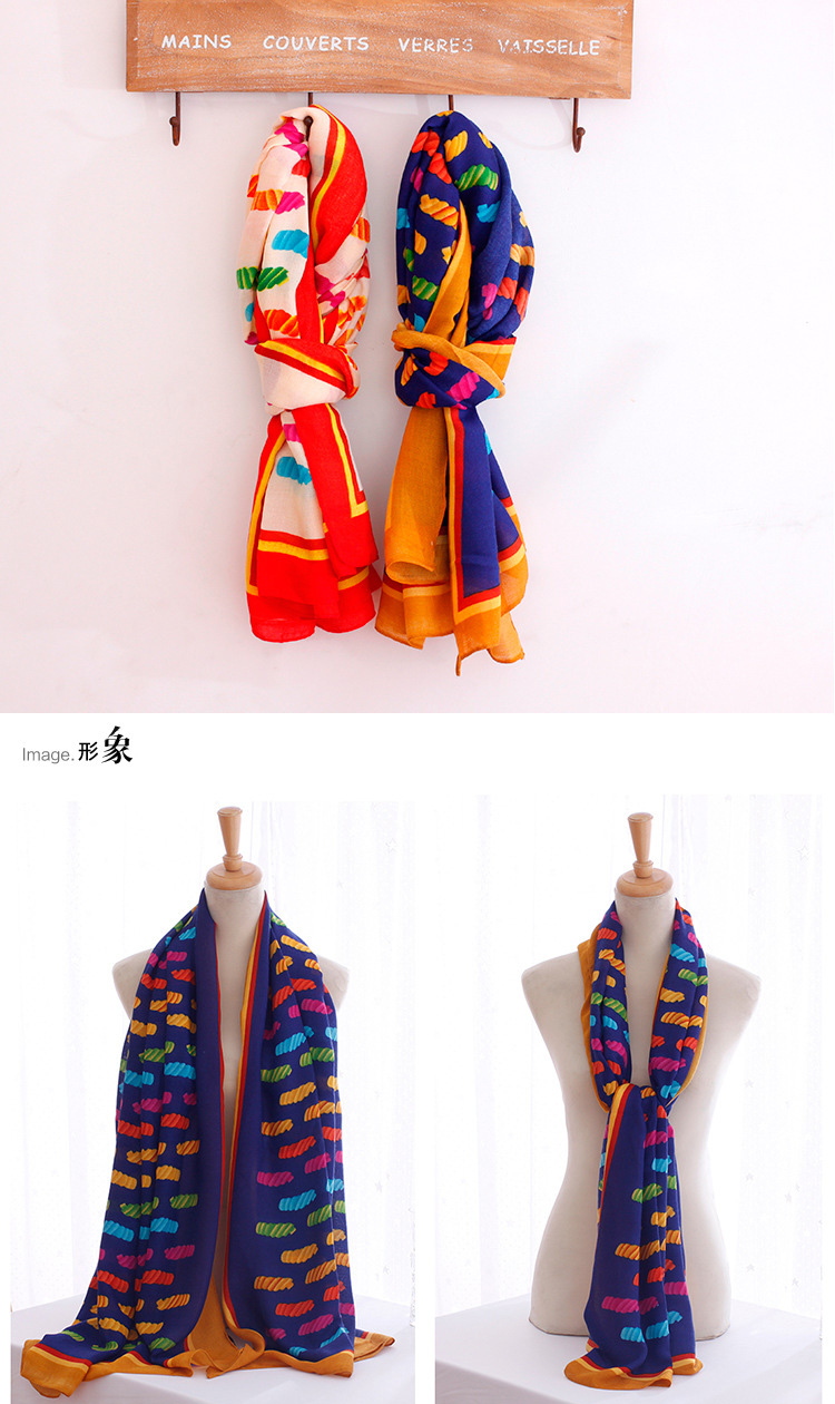 Cotton twill fabric scarf wholesale