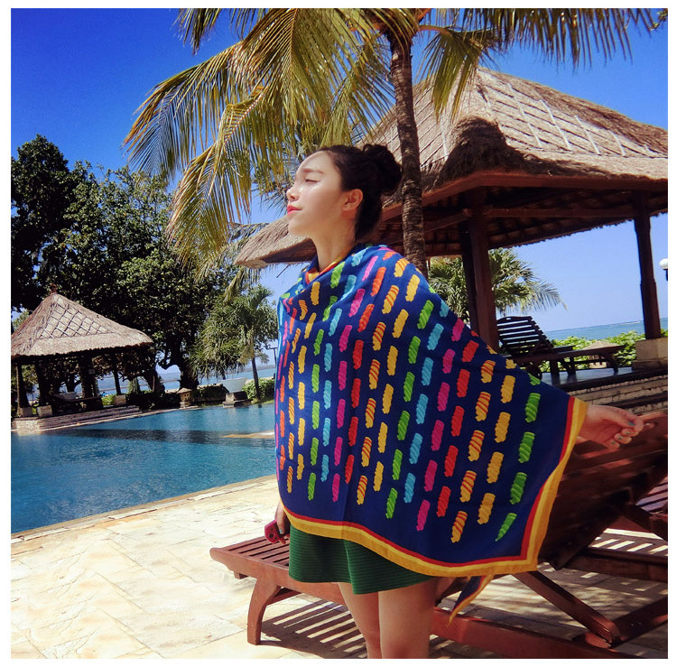 Cotton twill fabric scarf wholesale
