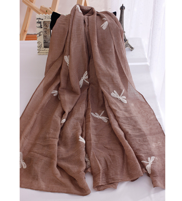 Wholesale printed woman cotton scarf