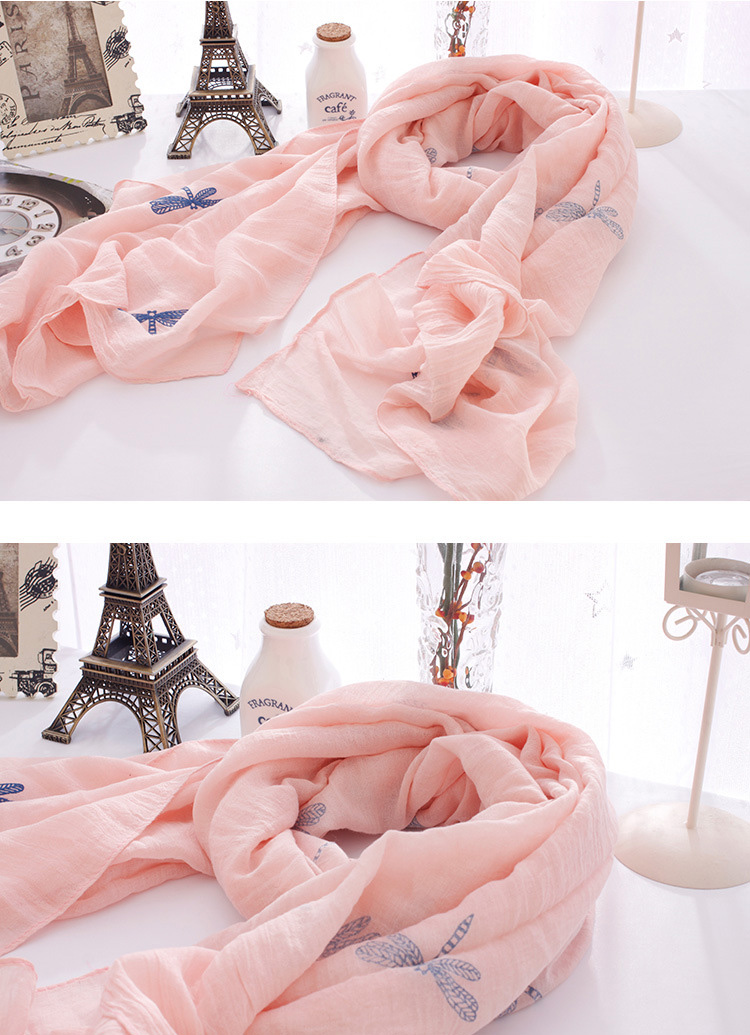 Wholesale printed woman cotton scarf
