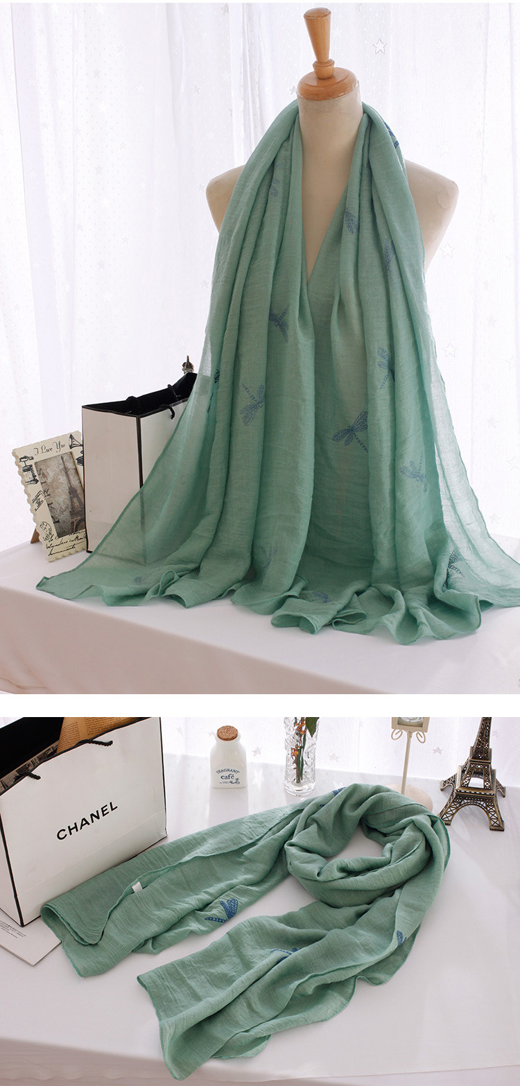 Wholesale printed woman cotton scarf