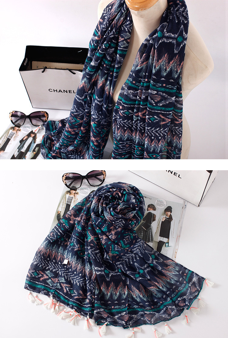 Wholesale fringed scarf winter
