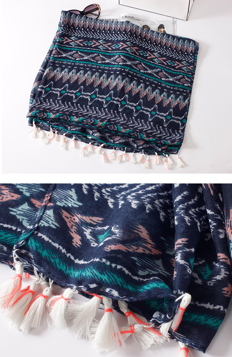 Wholesale fringed scarf winter