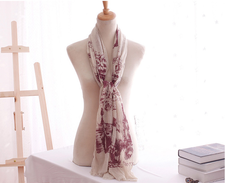 Women cotton blend scarf wholesale