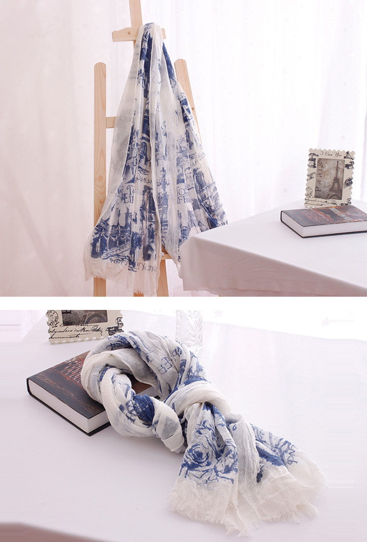 Women cotton blend scarf wholesale