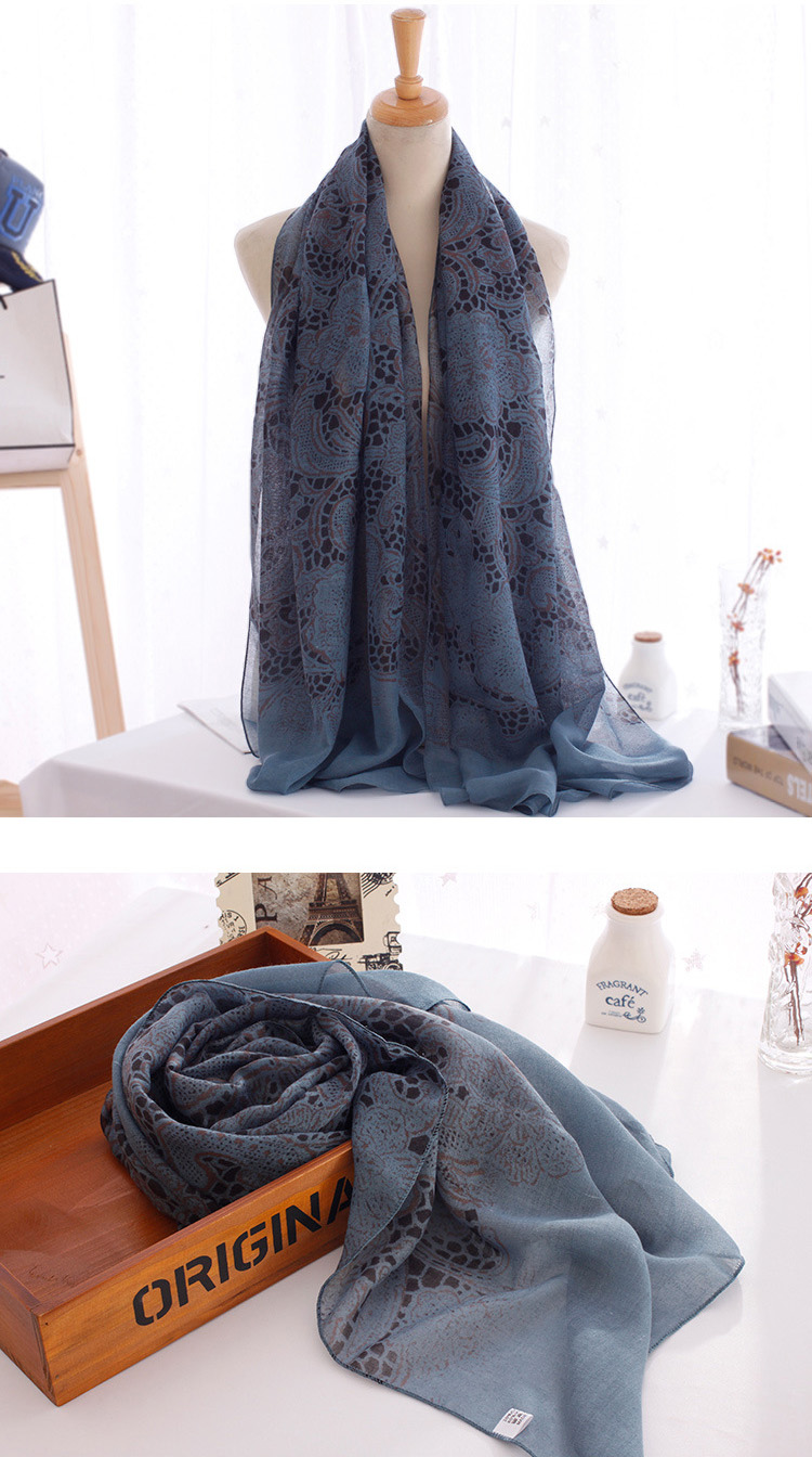 Womens casual floral scarf wholesale