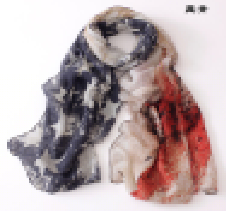 Ink painting print scarf wholesale