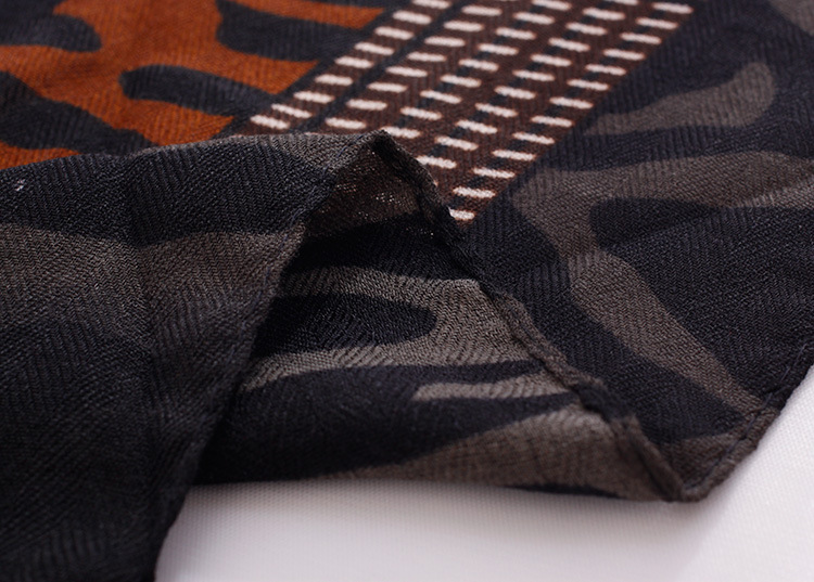 Leopard cotton twill scarves wholesale