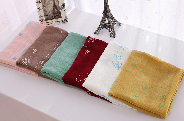 Wholesale ice silk cotton scarf