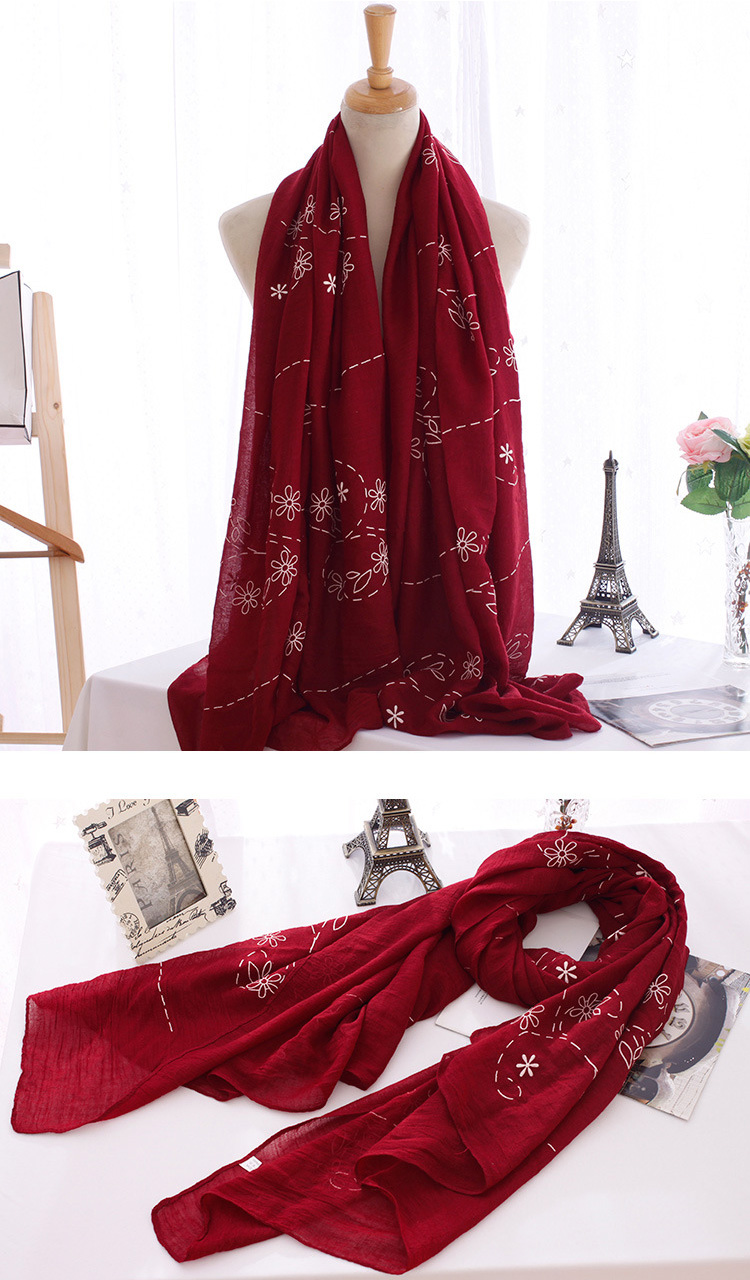 Wholesale ice silk cotton scarf