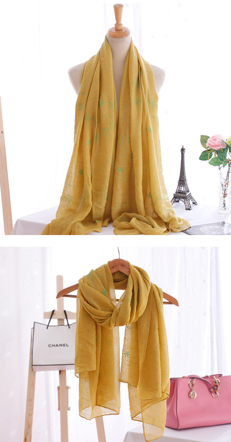Wholesale ice silk cotton scarf