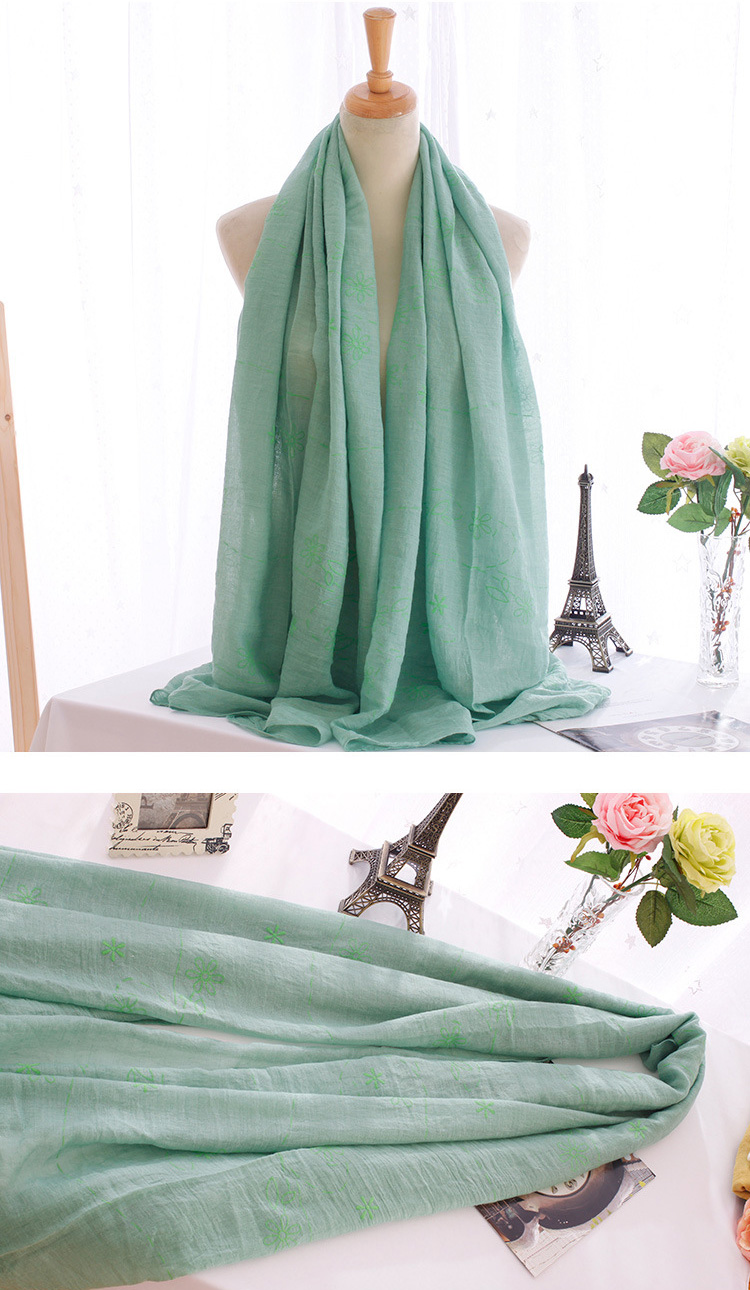Wholesale ice silk cotton scarf