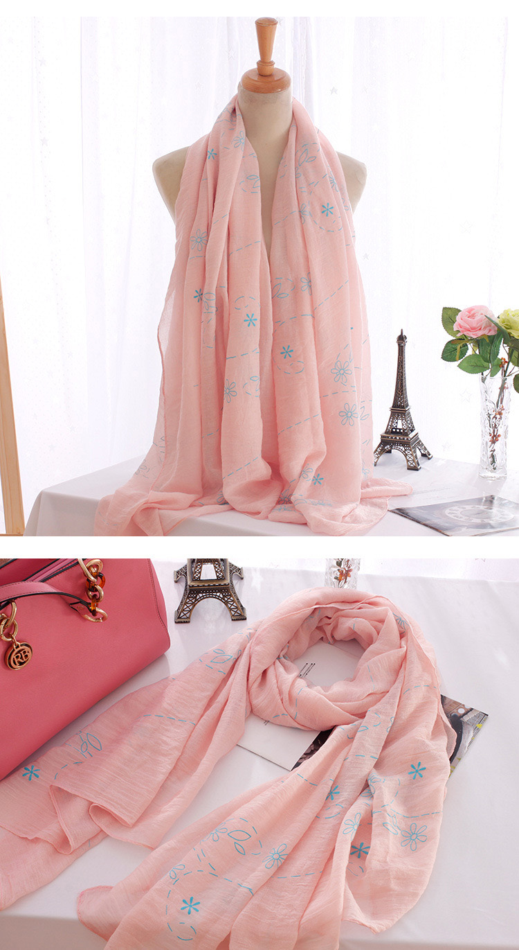 Wholesale ice silk cotton scarf