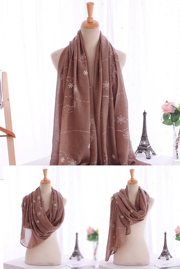 Wholesale ice silk cotton scarf