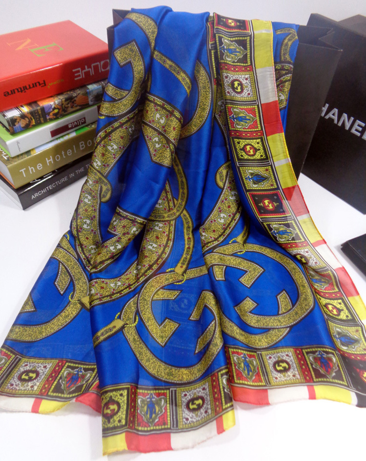Wholesale fashion silk satin scarf