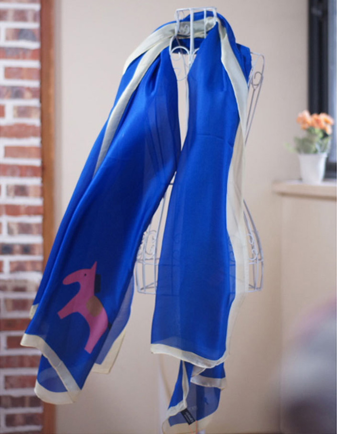 Wholesale embroidery silk scarf