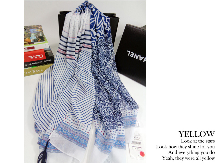 Wholesale plain cotton scarf