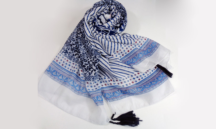 Wholesale plain cotton scarf