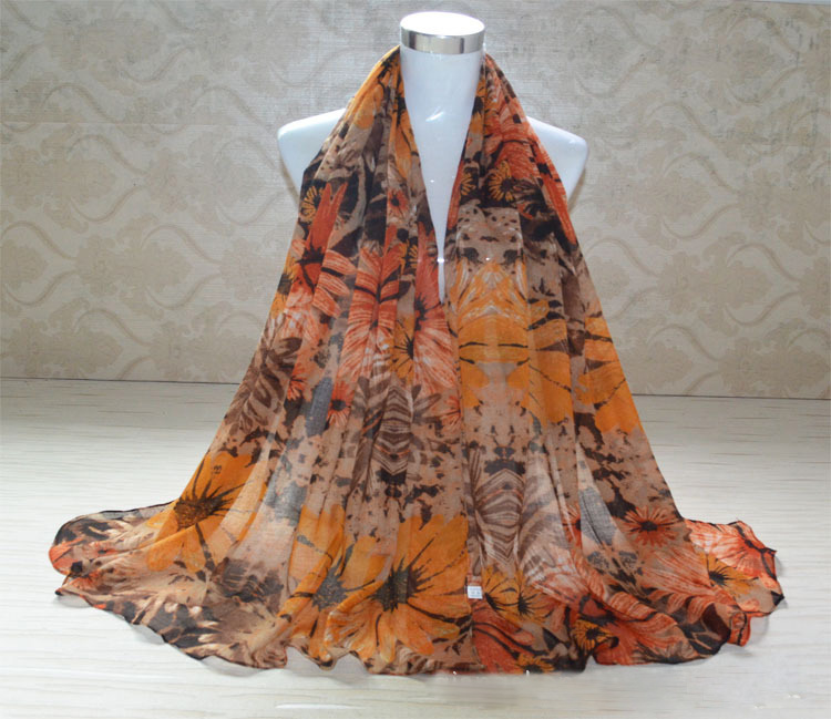 Women cotton viscose scarf wholesale