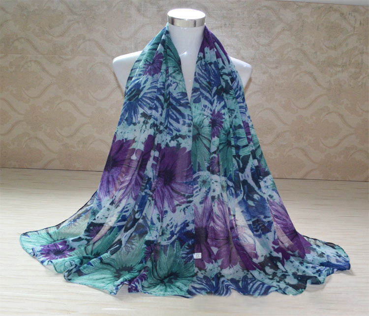 Women cotton viscose scarf wholesale