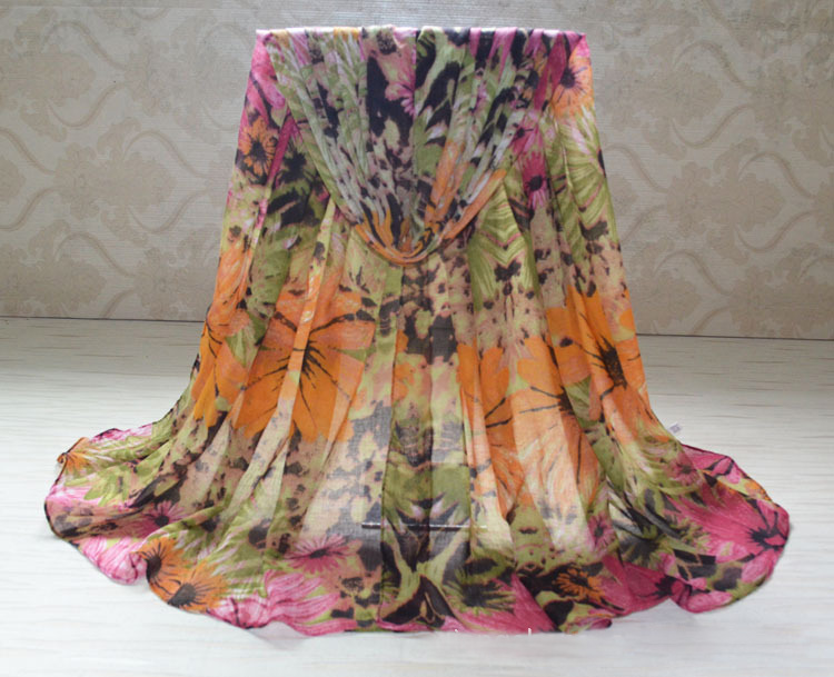 Women cotton viscose scarf wholesale