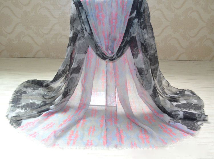 Wholesale viscose cotton scarf