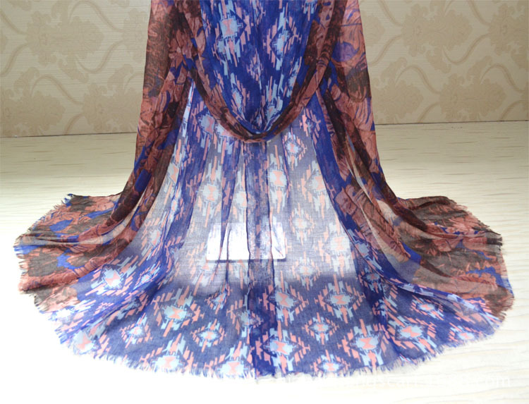 Wholesale viscose cotton scarf
