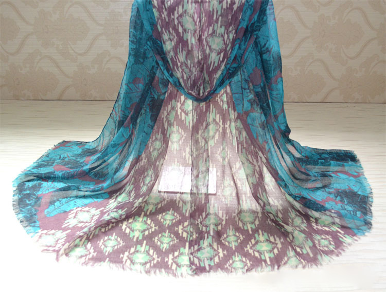 Wholesale viscose cotton scarf