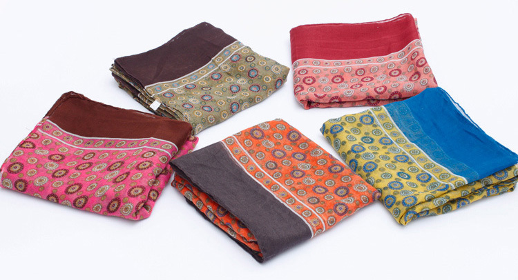 Knit cotton scarf wholesale