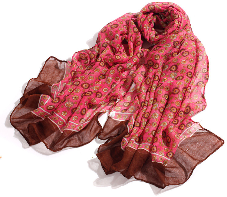 Knit cotton scarf wholesale