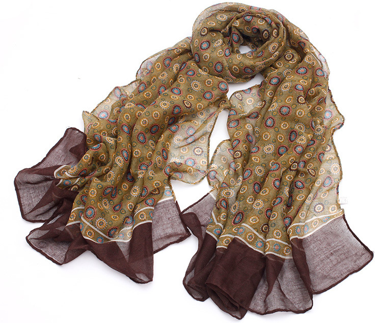 Knit cotton scarf wholesale