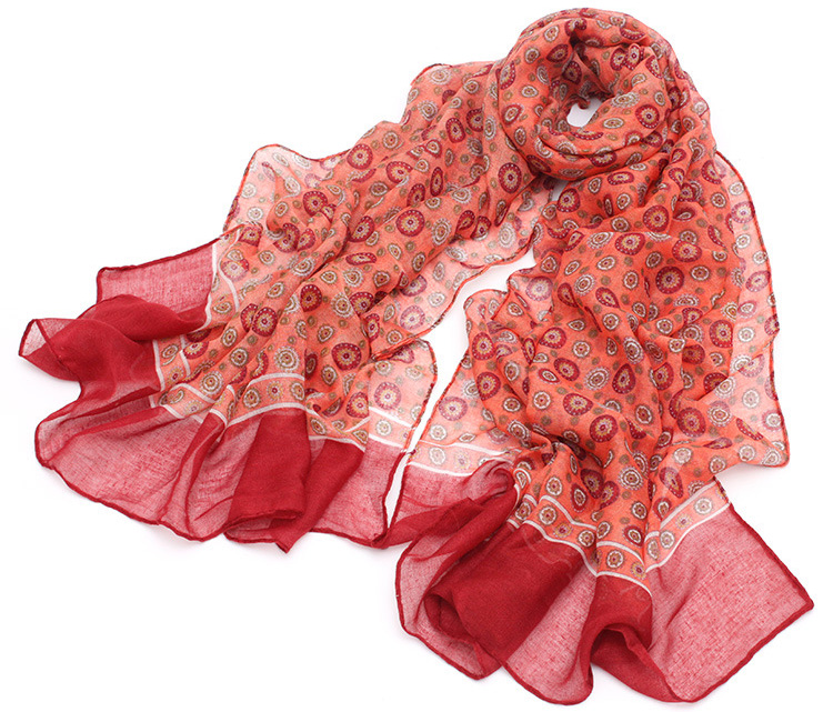 Knit cotton scarf wholesale